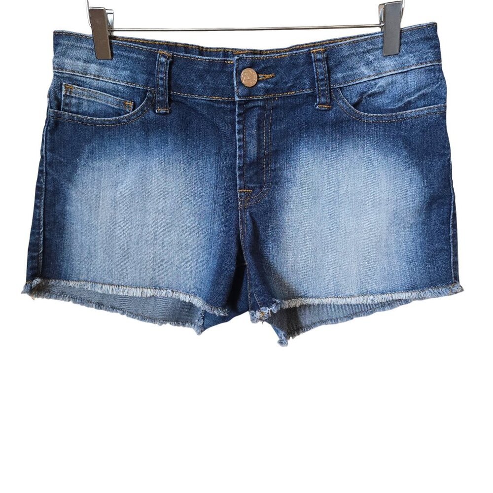 ABS Allen Schwartz Cut Off Frayed Denim Jean Shorts